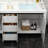 Modern simple floor-to-ceiling bathroom cabinet