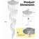 36 - Light Dimmable LED Chandelier