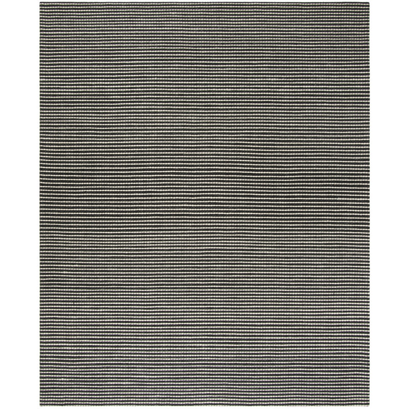 Shemena Hand Woven Performance Solid Color Rug, Rectangle 9' x 12'