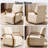 Swivel Accent Chair,Modern Armchair with Solid Wood Arm Handrail for Living Room Bedroom Study Room-1612622703