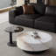 Table basse moderne simple ronde en marbre