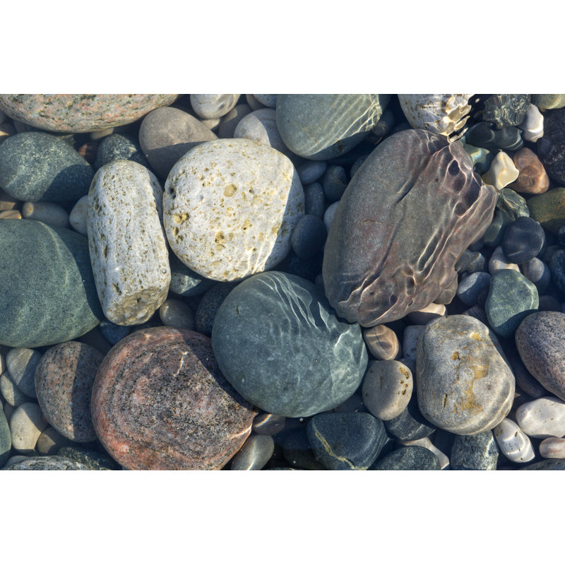 Stones in water, 81cm H x 122cm W