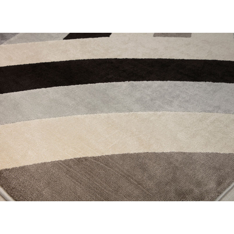 Tapis géométrique Vera Rain, Rectangle 2 pi x 4 pi