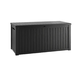 Boîte de terrasse verrouillable en résine résistante à l'eau 190 gallons Decksplore