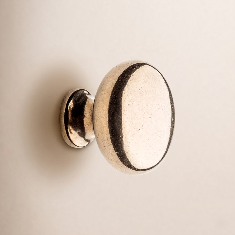 Plymouth Bronze Mushroom Knob, Silicon Bronze Dark Lustre