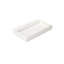 Lavabo pour salle de bain en résine de couleur unie - blanc mat, largeur 18,79 po, profondeur 31,92 po, hauteur 4,63 po, 34,09 lb, s'adapte à tous les designs, surfaces, types d'installation multiples, élégant et intemporel,