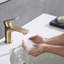 Robinet de lavabo à poignée simple-126707573