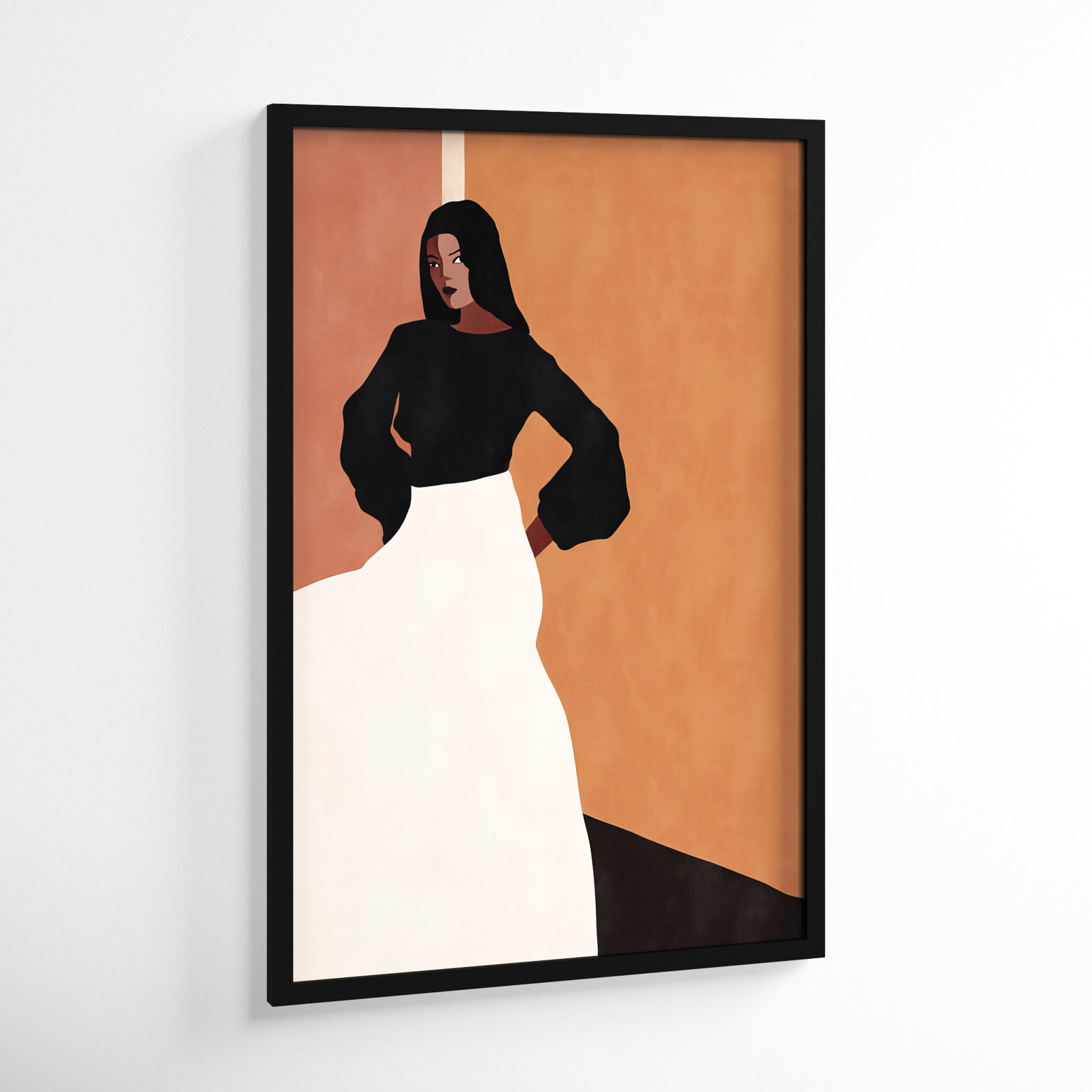 Seville Print by Alexander Ginzburg, 33" H x 23" W, Black Framed