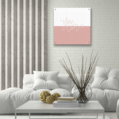 You Can - Art textuel sans cadre
