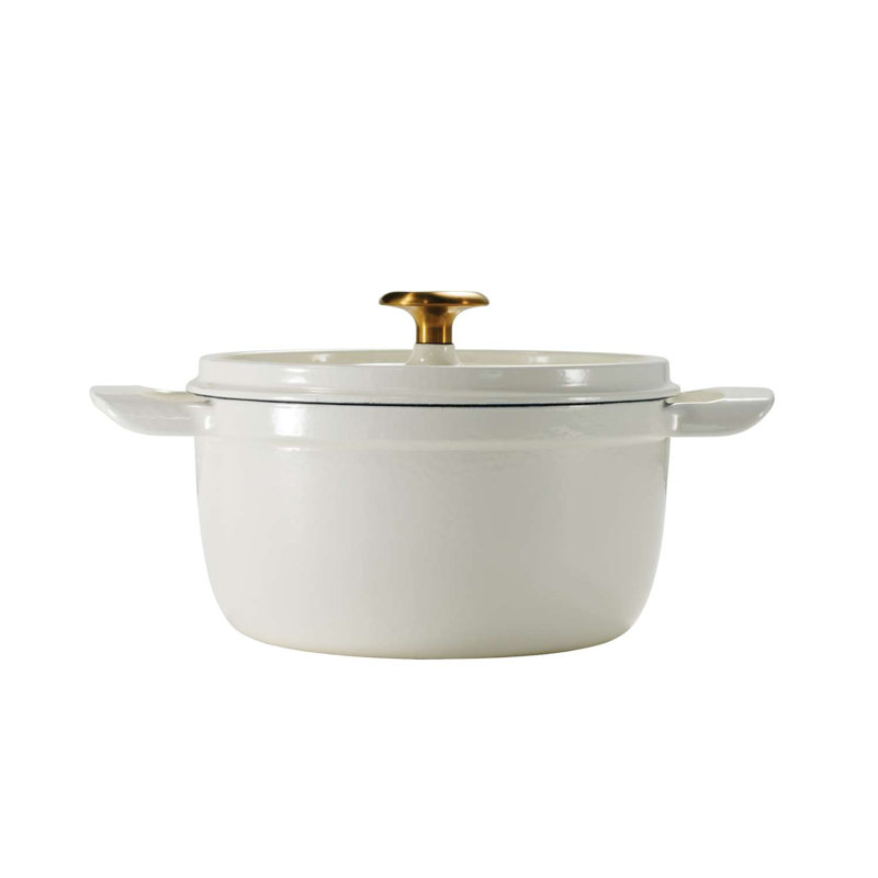 Tramontina Enamelled Cast Iron Dutch Oven, 22 cm, White