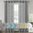 Hywell Soft Linen Plaid Semi-Sheer Grommet Curtain Panels-429486296-429486273