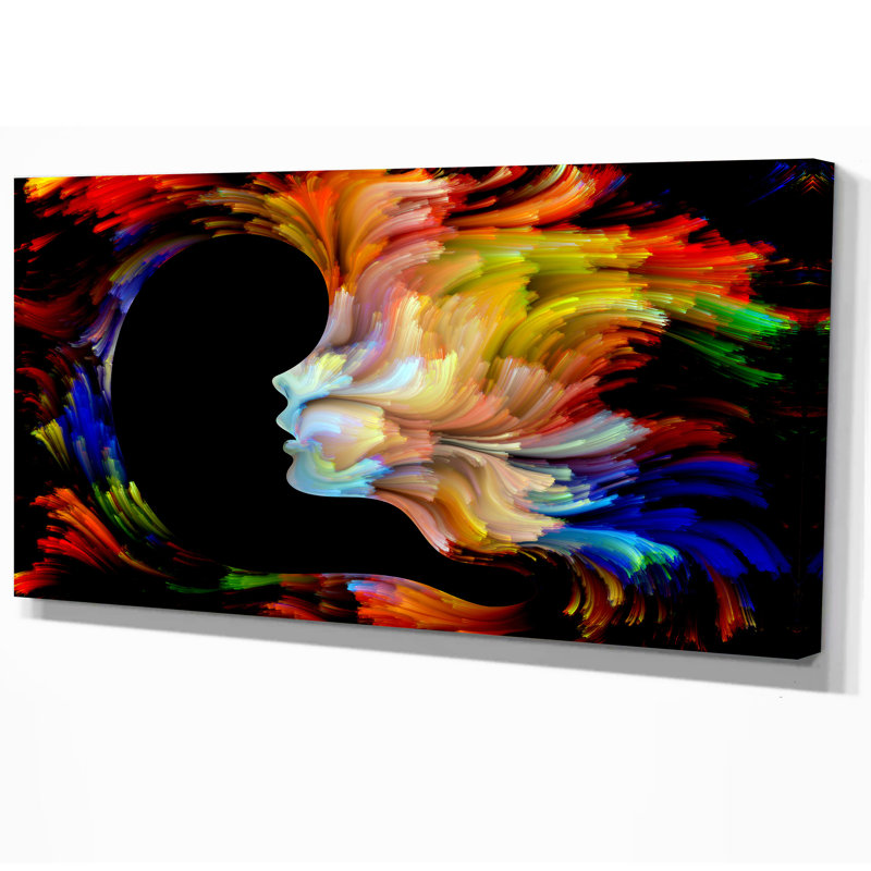 «Kiss of Paint», impression sur toile tendue, H 16 po x l 32 po x P 1 po