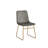 19 " H Velvet Upholstered Metal Side Chair-1197402411