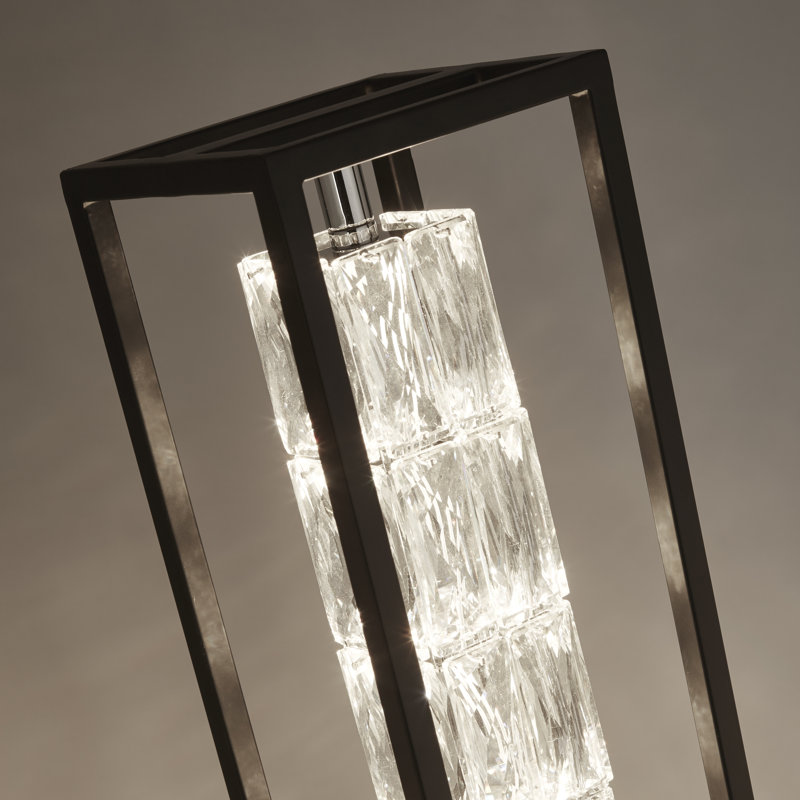 Joleen 140.5cm Black LED Column Floor Lamp