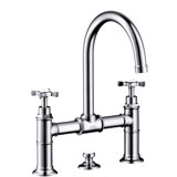 AXOR Montreux Widespread Bathroom Sink Faucet 220 with Cross Handles