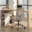 Bureau d'ordinateur en coin de 47,2 po avec tablettes réglables pour le bureau personnel-1285311380