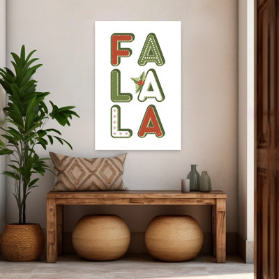 Affiche murale d'hiver d'hiver Falala Christmas Cheer