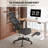 Foldex Ergonomic Office Chair, Folding Office Chair for Small Spaces with Lumbar Support-2093883902-2093883901