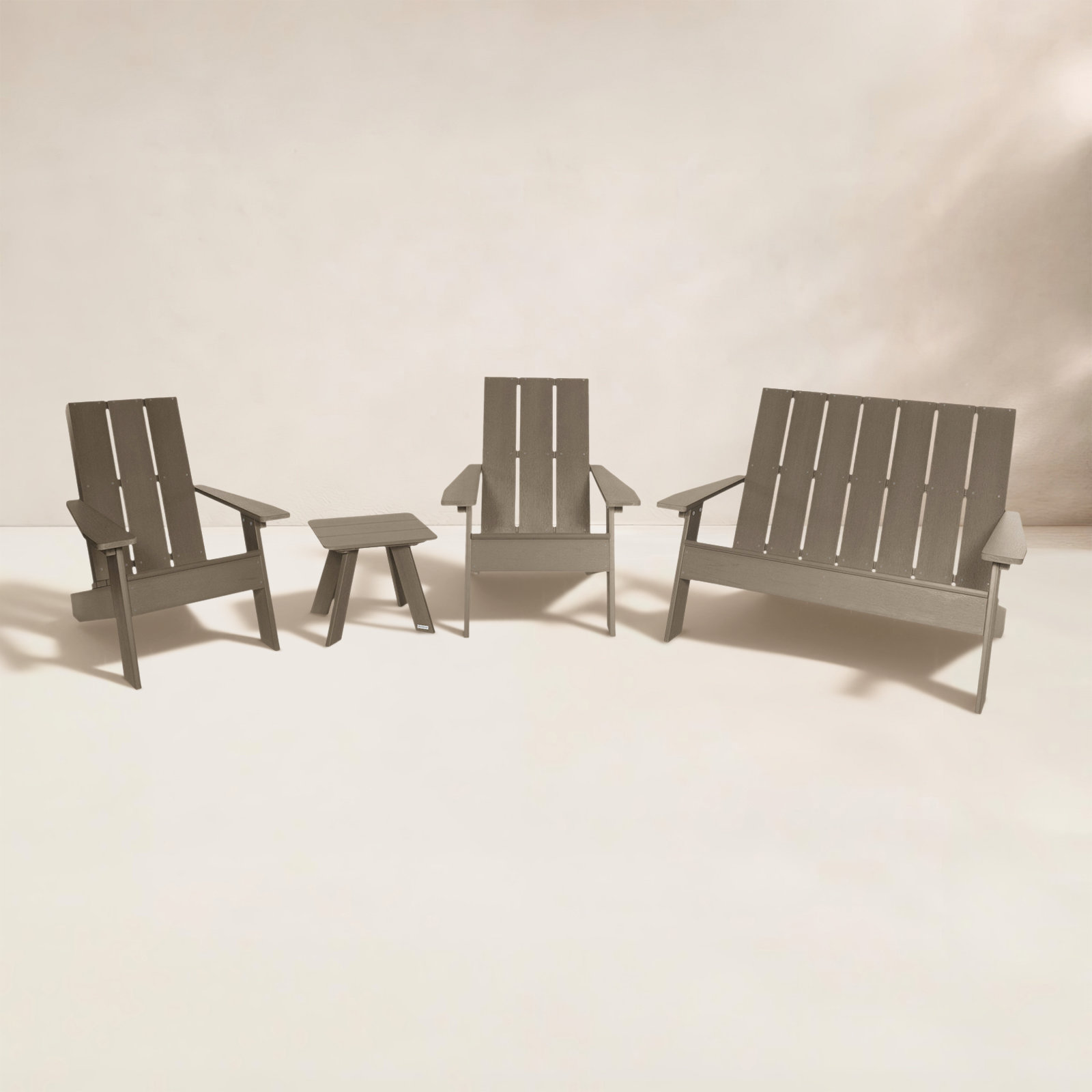 Byrnes 4 - Person Patio Seating Group, Light Brown