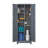 Heavy-Duty Steel Storage Cabinet with Locking Doors, Shelves, and Hanging Rod