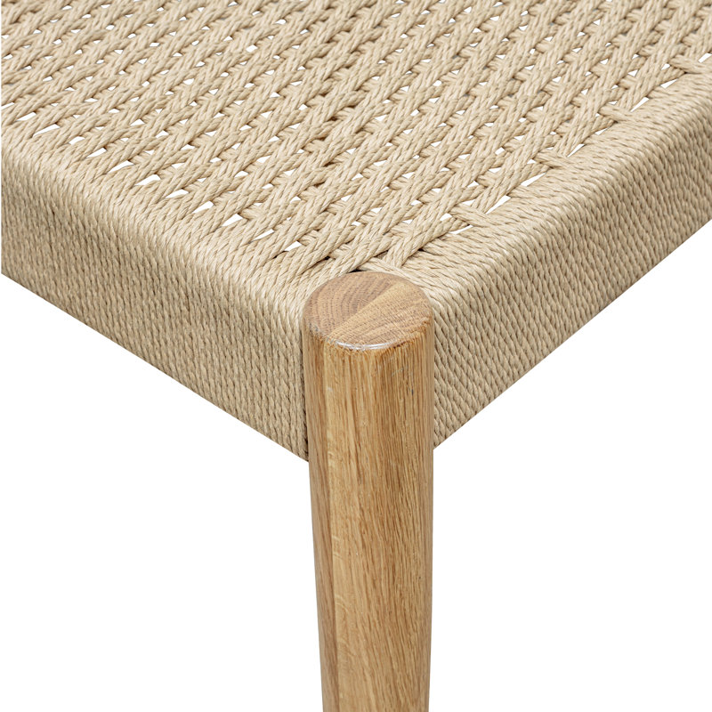 Finn Solid Wood Dining Chair, Natural