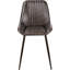 Mariners 52cm H Genuine Leather Upholstered Metal Upholstered Back Side Chair-521170824