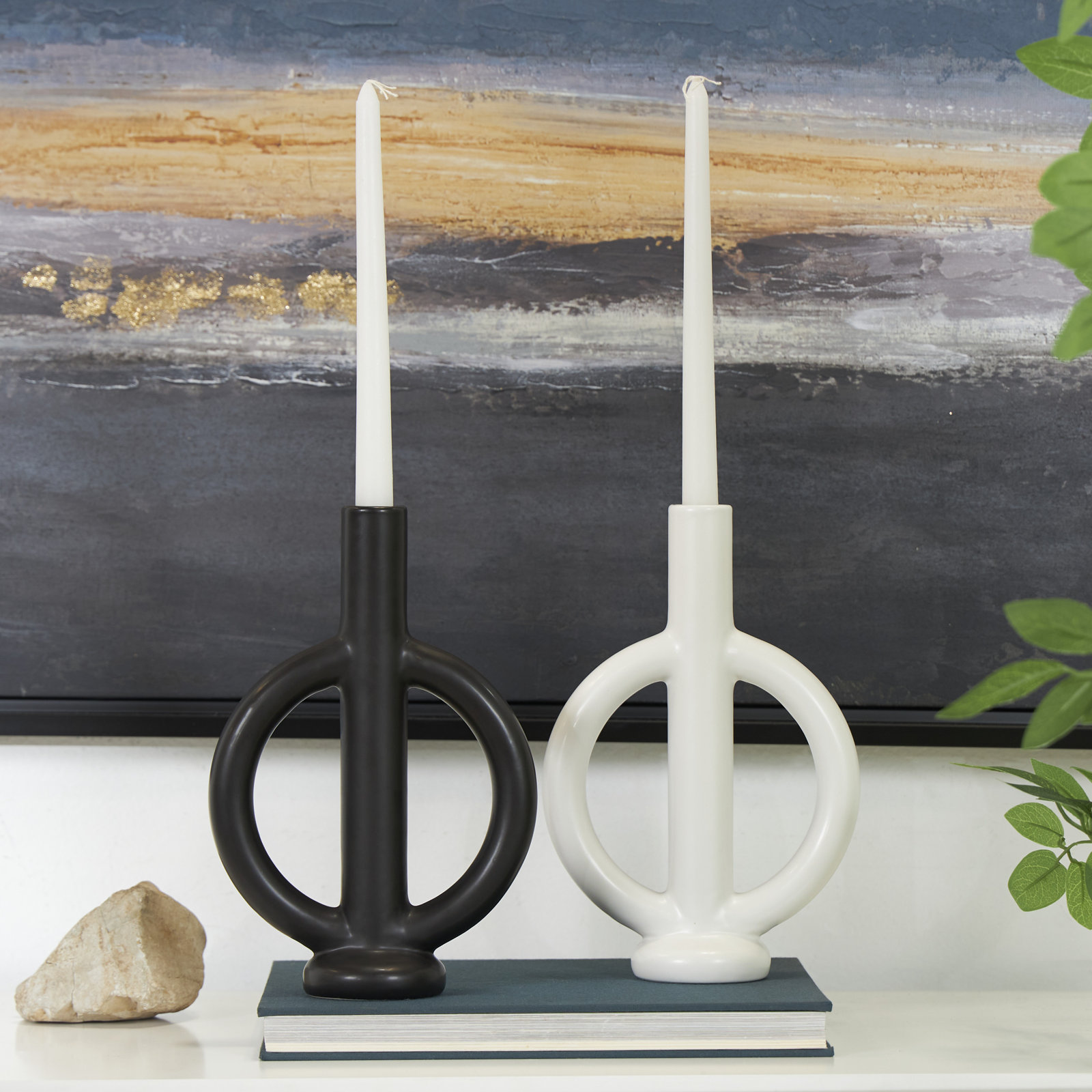 Mable Candlestick Holder