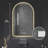 28"x48"Arched LED Mirror