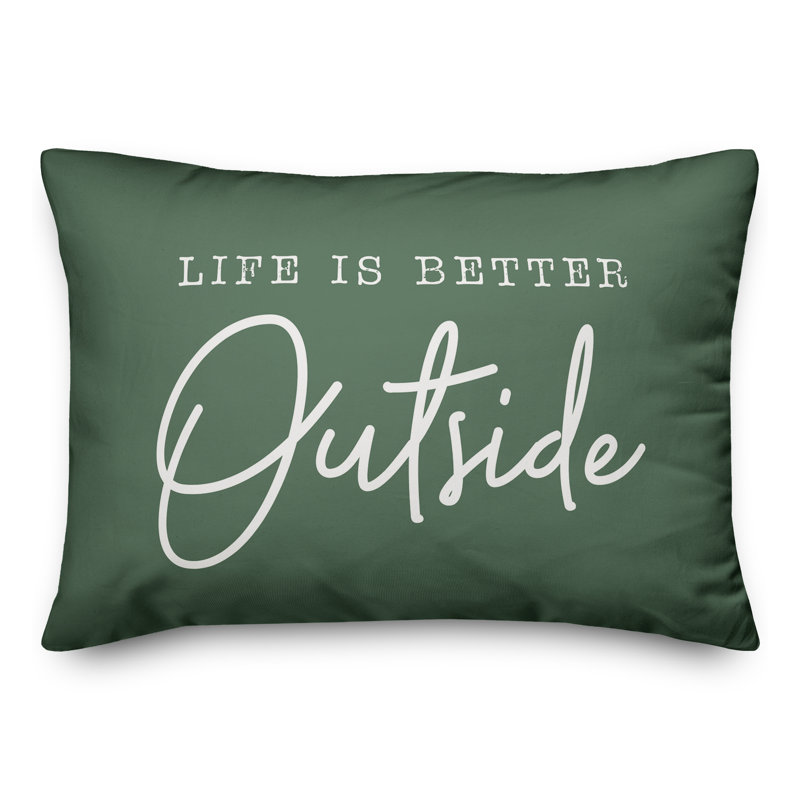 Housse de coussin rectangulaire d'extérieur Better Insert 17, Vert
