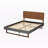 Omaque Upholstered, Queen Platform Bed, Dark Grey/Ash Walnut 58.3'' H X 64'' W X 84'' L-118502032
