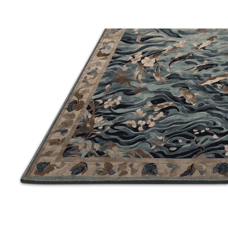Tapis gris soyeux et moelleux, Tapis de couloir 2 pi x 5 pi