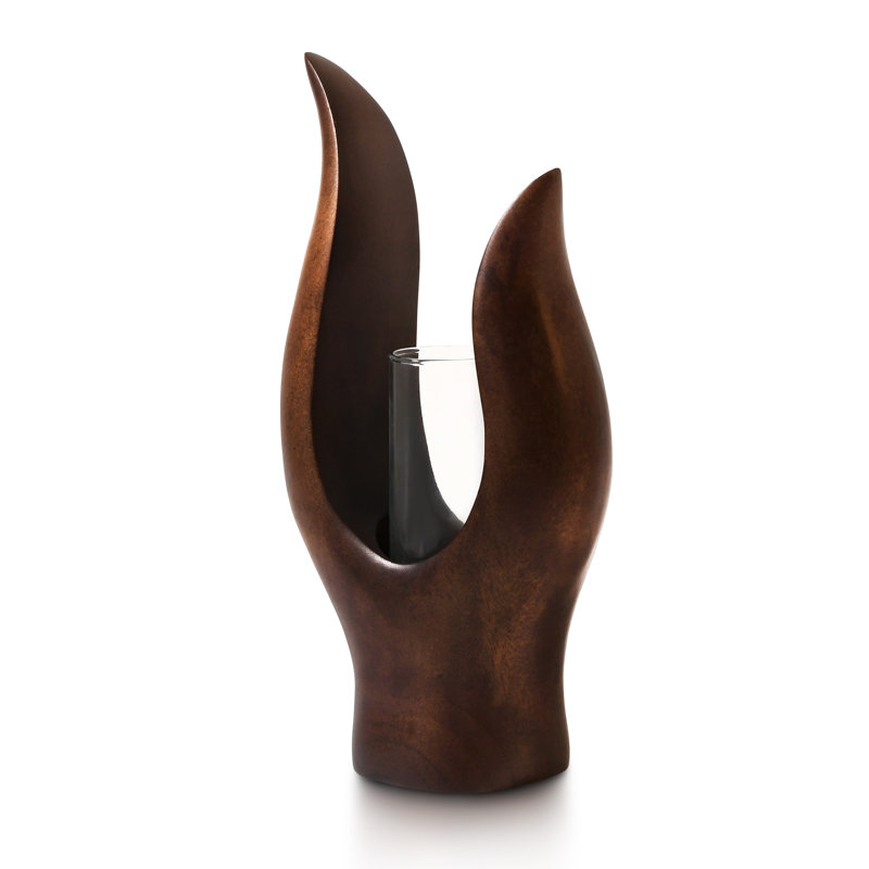 Cannyn Handmade Wood Table Vase