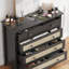 Armoire de rangement moderne en rotin avec 4 tiroirs-500275301