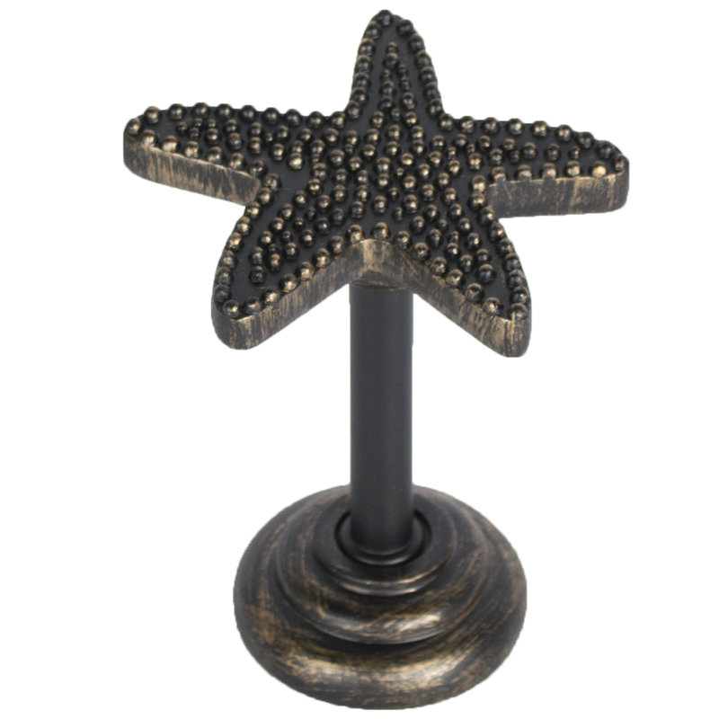 Retenue de rideau Charlton Starfish Medallion, Doré brulé