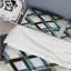 Literie blanche et bleue Urban Gridlock Channel-711128780