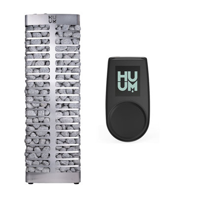 HUUM Steel 6kW Sauna Heater with UKU WiFi Control, (Sauna Stones Included)