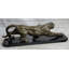 Stalking Panther Cougar Lioness Bronze Sculpture Statue Figure Art on Marble Base