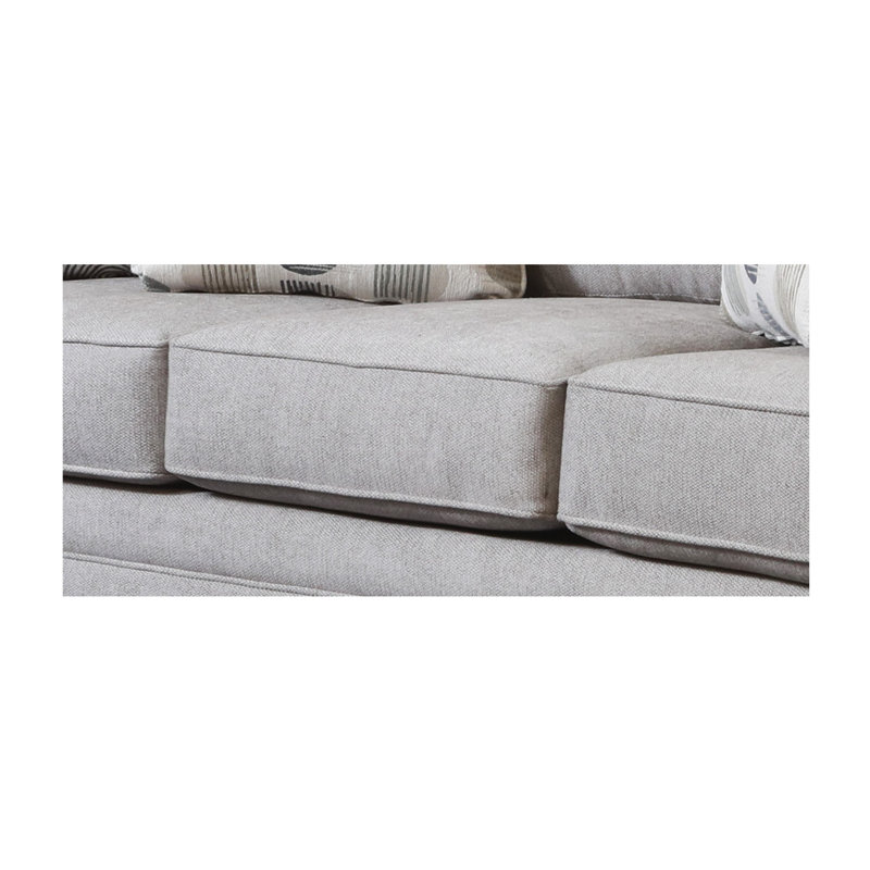 Thyrome Queen Sleep Sofa, Gray/Beige