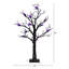 Arbre de Noël artificiel pré-éclairé avec 24 lumières DEL mauves-863714721