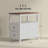 HOMCOM  End Table With Charging Station And USB Ports, Narrow Side Table With Drawers & Shelf  ,