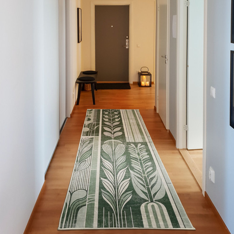 Machine Printed 229cm X 79cm Area Rug