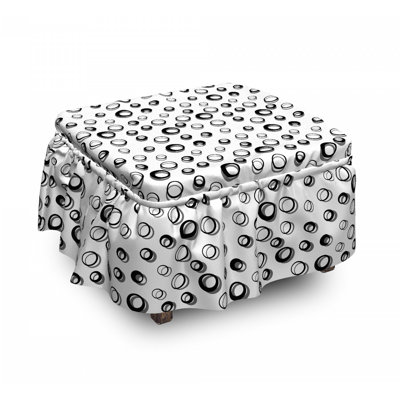 Box Cushion Ottoman Slipcover