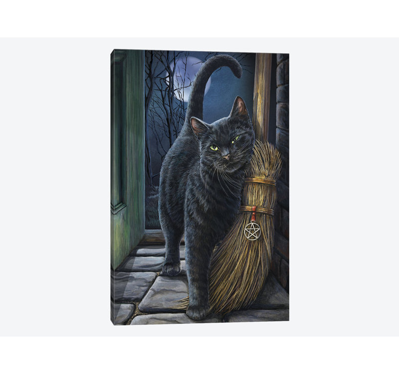 «A Brush with Magick», impression sur toile, H 12 po x l 8 po x P 0,75 po, Pas de tapis, Toile tendue