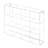 Calianna Acrylic 12 Compartments Shelf with 3" H Mini Cube