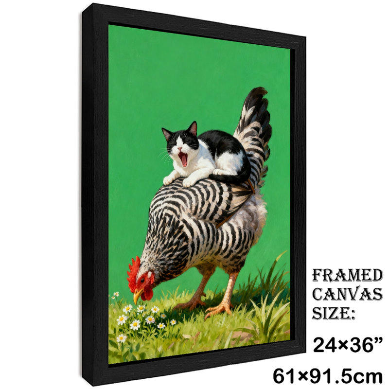Reproduction d'art encadré noir rétro, H 37 po x l 25 po