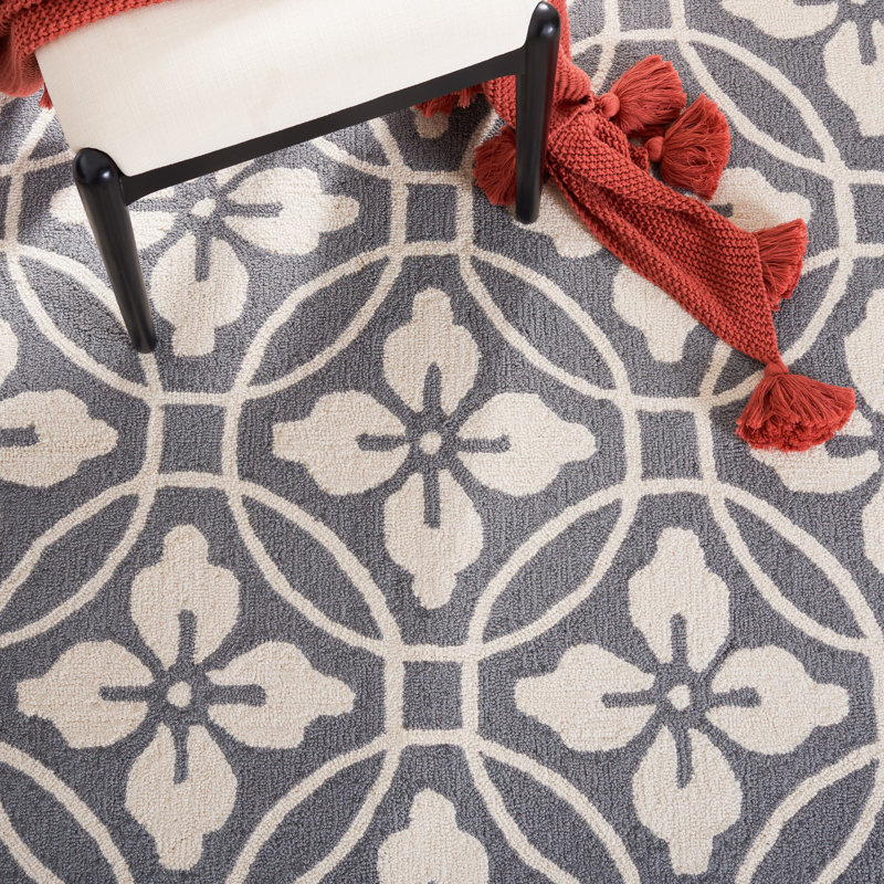 Tapis à motif floral crocheté à la main Four Seasons, Tapis de couloir 2 pi 3 po x 8 pi