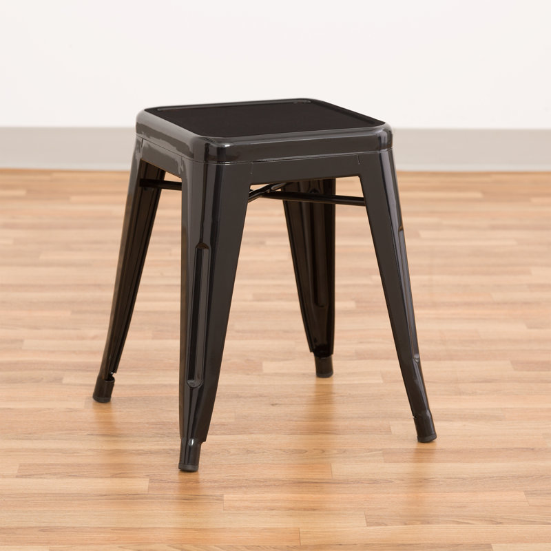Tabouret court 18 po Winchell, Noir