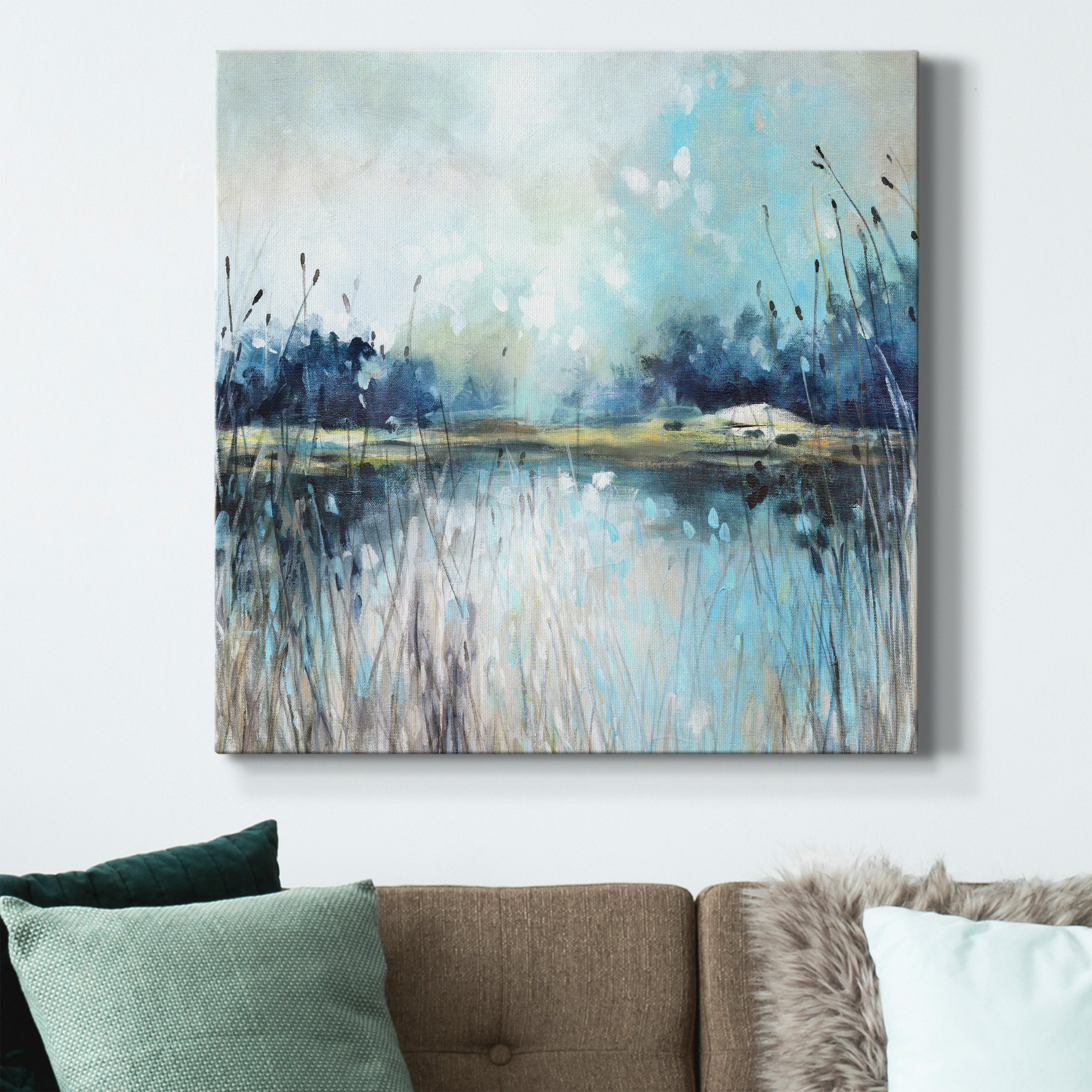 Winston Porter Lake Views - Wrapped Canvas Print | Wayfair