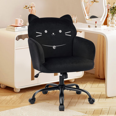 Upholstered Fabric Swivel Armchair