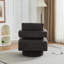 Fauteuil d'appoint 29 po à accoudoirs carrés et rembourrés à boucle ouverte 29,13 po de largeur